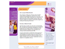 Tablet Screenshot of english-alive.com