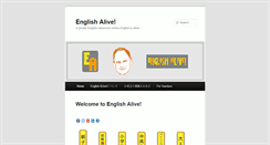 Desktop Screenshot of english-alive.net