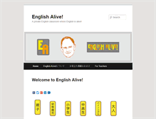 Tablet Screenshot of english-alive.net